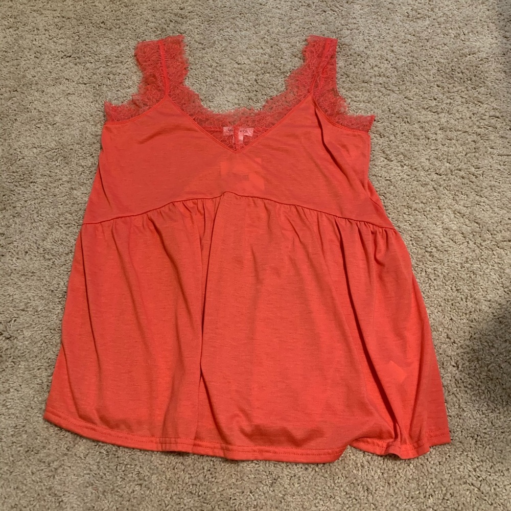 Lace tank top
